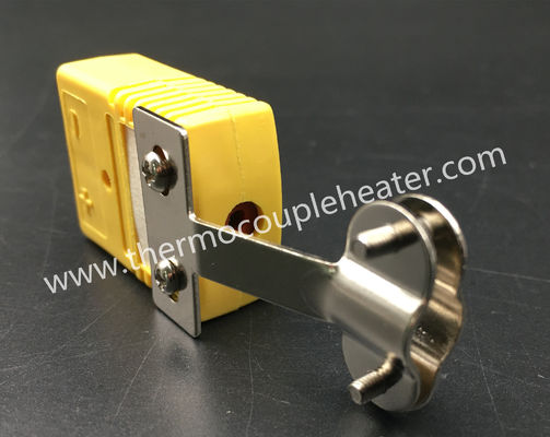 Prise de thermocouple standard de circuit de RDT de 2 bornes avec la bride de fil d'acier
