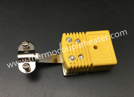 Prise de thermocouple standard de circuit de RDT de 2 bornes avec la bride de fil d'acier