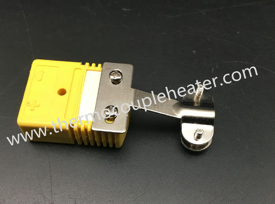 Prise de thermocouple standard de circuit de RDT de 2 bornes avec la bride de fil d'acier