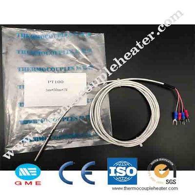 Capteur de température de thermocouple du fil IP68 3 PT100