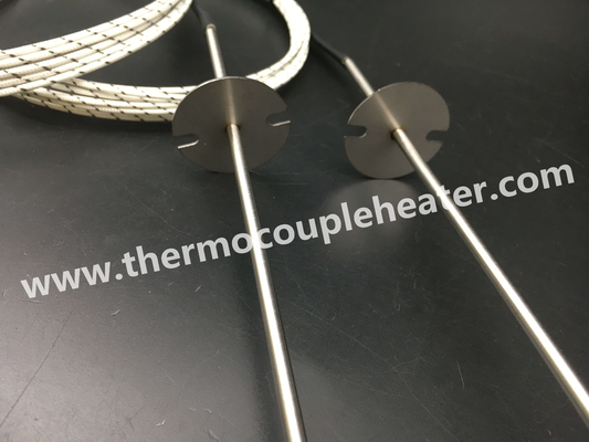 Appareils de chauffage adaptés aux besoins du client de cartouche d'isolation de MgO avec la bride