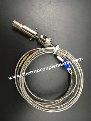 Type de thermocouple de style de baïonnette de capteur de température J/K avec le câble de 2m