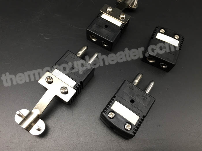 J Type Standard Thermocouple Connectors Thermocouple Components With Metal Wire Holder