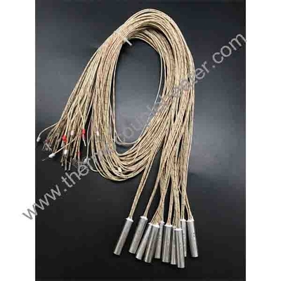 Chauffe-cartouche électrique sur mesure avec thermocouple intégré