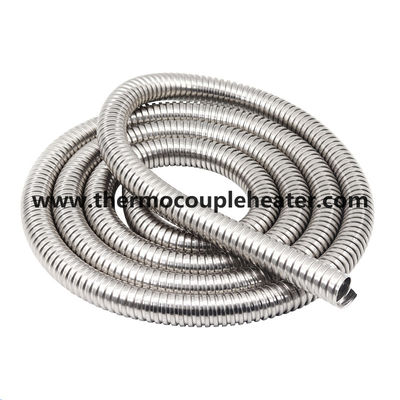 SUS304/321/316L a fileté la douille ondulée de tuyau pour la protection de câble