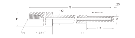 La sonde de température dactylographie Thermowell acier-cuivre inoxydable avec la fréquence de sillage