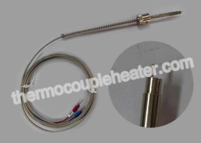 Type adapté aux besoins du client de K RDT de thermocouple avec le fil de connexion d'acier inoxydable, 12-480V