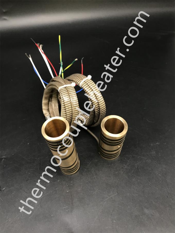Résistance à la cartouche en acier inoxydable chauffage à bande de laiton pour machine de moulage par injection